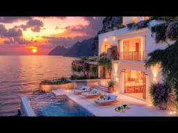 Upbeat Bossa Nova Jazz On The Balcony At Sunset - Melodious Jazz That Evokes Sweet & Happy Memories