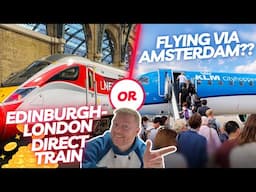I beat UK's RIPOFF train fares to London by flying via ANOTHER COUNTRY!