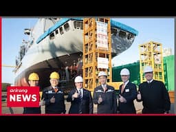 U.S. Navy Secretary visits shipyards in S. Korea, as Trump administration seeks to revive...