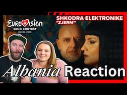 Newlyweds React to Shkodra Elektronike - Zjerm | Albania 🇦🇱 | #Eurovision2025
