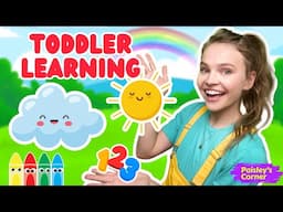 Baby & Toddler Learning Video - Learn Colors, First Words & weather w/ Silly Ms Lily | Learn to Talk