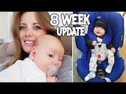 8 WEEK BABY UPDATE | banana bread in quarantine