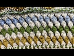 Achievement Badge Shawl  - Dip Stitch Tutorial