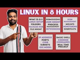 Complete Linux Course with Networking and Shell Scripting | Notes Provided