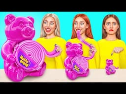 Big, Medium and Small Plate Challenge | Funny Situations and Fails by Jelly DO Challenge