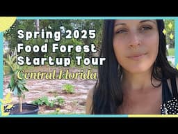 Spring Garden Tour | Food Forest Startup | Central Florida Zone 9a
