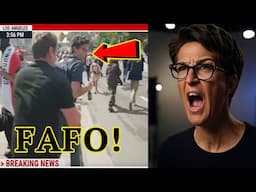 MSNBC reporter FAFO at NO KINGS DAY RIOT after LYING about it!