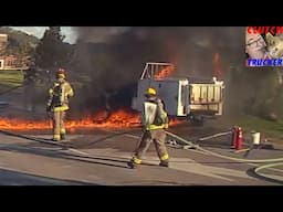2 pickups on fire; 2 Big Trucks in the Ditch; Maple; Load Updates & More!