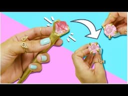 LA MEJOR MANERA de hacer un LAPICERO CON DIAMANTE -ideas para decorar útiles escolares