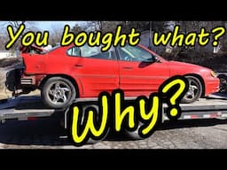 Why did I buy a very high mile Pontiac Grand Am GT, 700 miles away?