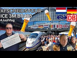 AFSCHEIDSRIT van de ICE 3M in NEDERLAND | DB BR 406 Abschiedfahrt #treinleven