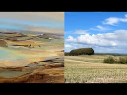 The Key to Loose Abstract Landscapes - Simplify with Shapes