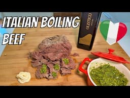 Classic Italian Boiled Beef with Salsa Verde 🇮🇹 | Bollito di Manzo Recipe