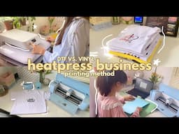 DTF or Vinyl? Testing Heat Press Methods for T-Shirts! + LOKLIK iCraft Unboxing 🎁✨🇵🇭