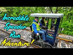 AMAZING Railroad Speeder Adventure Finger Lakes of NY