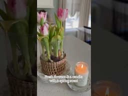 Easy Spring Styling Ideas #homedecor #springdecor #springhomedecor