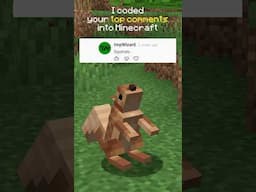 I added Evil Squirrels to #minecraft #cursedminecraft #minecraftmemes