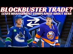 NHL Trade Rumours - Canucks & Isles Trade? Leafs Complaint to NHL on Warmup Incident & Playoff Recap