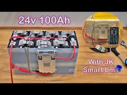 How to Build a 24V 100Ah LiFePO4 Battery Pack 🔋 | Complete DIY Tutorial!