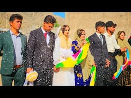 Nomadic wedding: A happy nomadic couple