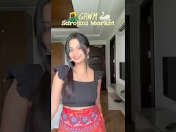 I went to Sarojini Market! Dresses at ₹100😱? #shopping #grwm #delhi #medico #aiims #mbbs #viral