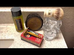Vintage Shave with Hai Karate Aftershave & Gillette Tech, Simpson Chubby 2 & TOB’s OUD.