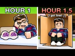 I worked for 24 HOURS at a ROBLOX JOB...