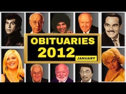 34 HOLLYWOOD STARS & Famous People Who Tragically Passed Away in January 2012