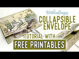 Collapsible Envelope Tutorial + All the Printables for Free