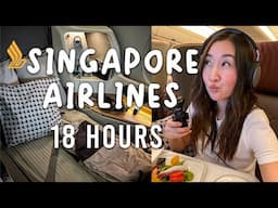 Singapore Airlines Business Class | Flying 18 Hours on the Longest Flight ✈️