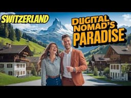 Switzerland: A Digital Nomad's Paradise of breathtaking landscapes and vibrant cities. #nomad #AI