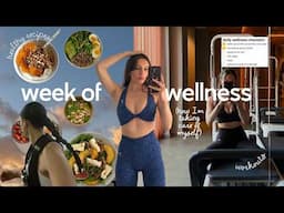 a week of wellness | workouts, recipes + building consistent habits
