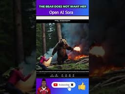 WOMAN IN THE FOREST WITH A BEAR GONE WRONG