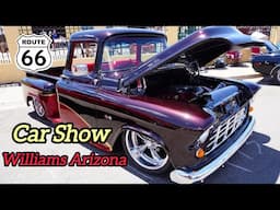 BIG CAR SHOW on Route 66 Williams Arizona 2025 Video #3 Hot Rods Classic Cars, Muscle Cars #carhow