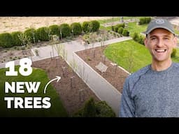 Installing 18 New Trees Along My Gravel Pathway!