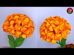 How to Make Paper Flower Making Video | Easy Flower Making | Paper Crafts