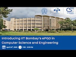 Launch Webinar: Introducing IIT Bombay's ePGD in Computer Science and Engineering