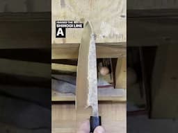 Major thinning on a Fujiwara Denka #beforeandafter #japaneseknife #knifesharpening #knifesharpener