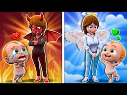 Angel Vs Devil Mommy Song - Funny Kids Songs + More Nursery Rhymes & Kids Songs - PIB Little Songs