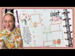 Easter Week Plan with Me in a Classic Happy Planner