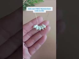 ✨ Beautiful Pearl Earring Mini Tutorial! ✨