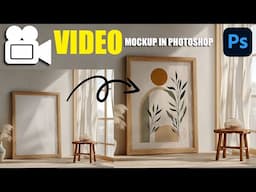 How to make video mockup in Photoshop  | photoshop mockup tutorial