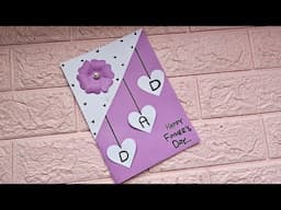 Father's day greeting card easy and beautiful | Father's day gift| Happy fathers day card