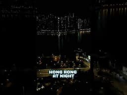 Calm and Peaceful night in Hong Kong skyline #shorts #ninaHotel #tsuenWanWest #hongkong
