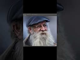 PAINTING a PORTRAIT in OILS - How I paint BEARDS! #art #shorts #digitalart #artisa23