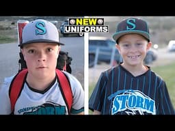NEW BASEBALL UNIFORMS and FIRST SCRIMMAGE OF THE SEASON! ⚾️