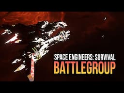 Our Final Battle Against The Reaver Command Ship - Space Engineers: Battlegroup Survival