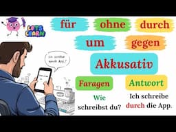 🚀 Schnell & effektiv: Akkusativ-Präpositionen durch Fragen & Antworten lernen!