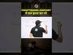 Chhattisgarh Judiciary 2025 Preparation #Shorts #ChhattisgarhJudiciary #LawWallah