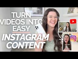 TURN YOUTUBE VIDEOS INTO REELS & STORIES: Extract Your Genius for Incredible Instagram Posts